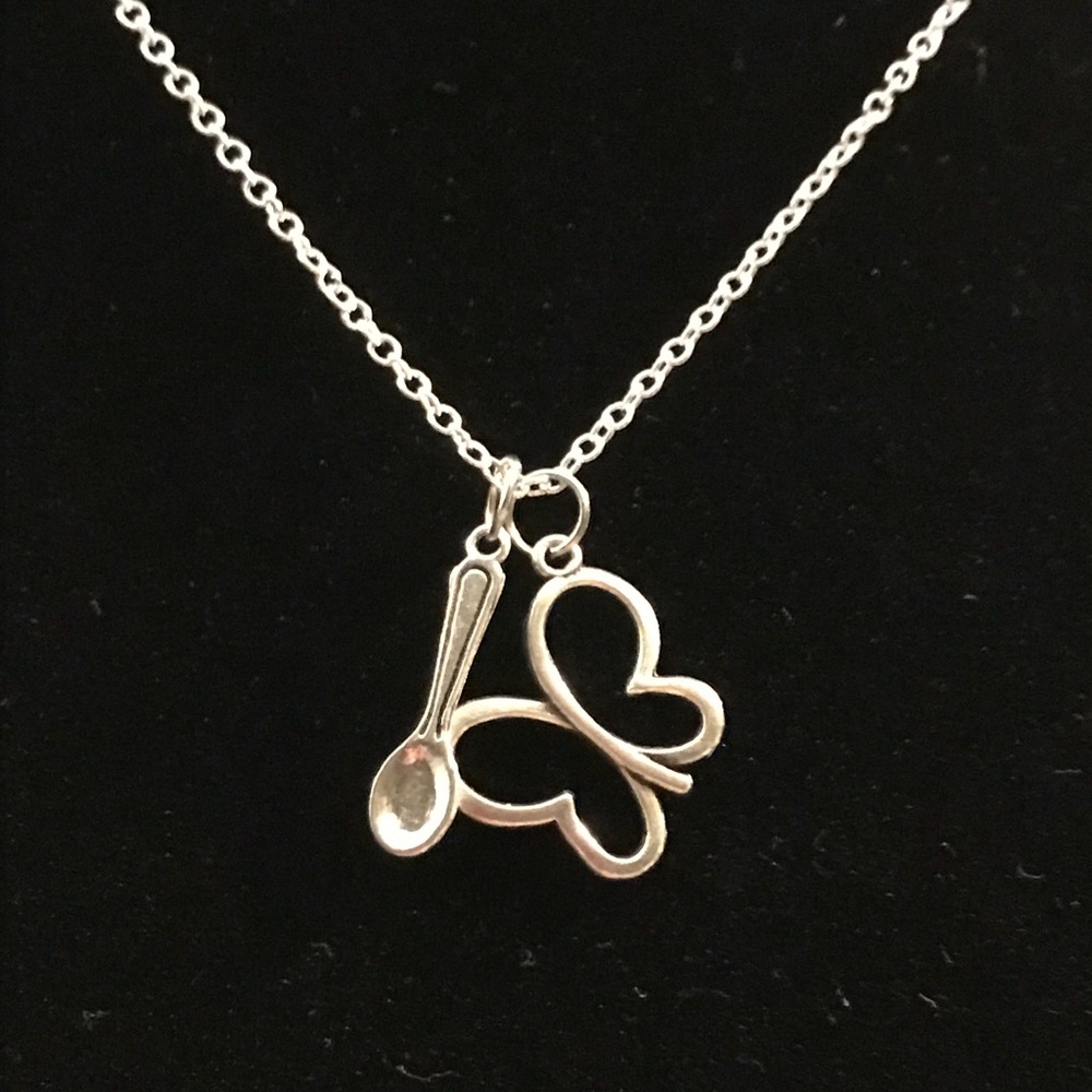 Butterfly “Spoonie” Necklace”